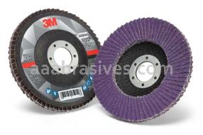 3M&trade; 7100178023 4-1/2 x 7/8 60+ Grit 769F T27 Flap Disc