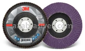 3M&trade; 7100178027 4-1/2 x 7/8 60+ Grit 769F T29 Flap Disc
