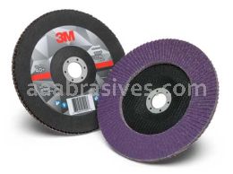 3M&trade; 7100178029 7 x 7/8 40+ Grit 769F T27 Flap Disc