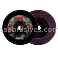 3M&trade; 7100178030 7 x 7/8 60+ Grit 769F T27 Flap Disc