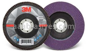 3M&trade; 7100178088 5 x 7/8 120+ Grit 769F T27 Flap Disc