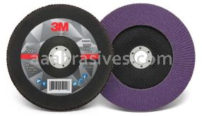 3M&trade; 7100178090 7 x 7/8 120+ Grit 769F T27 Flap Disc
