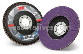 3M&trade; 7100178092 4-1/2 x 7/8 120+ Grit 769F T27 Flap Disc