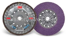 3M&trade; 7100178190 4-1/2 x 5/8-11 80+ Grit 769F T27 Flap Disc