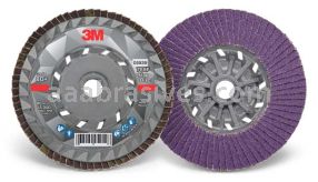 3M&trade; 7100178234 4-1/2 x 5/8-11 80+ Grit 769F T29 Flap Disc