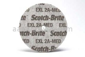 3M&trade; 7100188518 6 x   1/4 x 1/2 Scotch-Brite&trade; 2 A/O Medium EXL Unitized Wheel