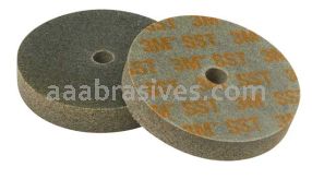 3M&trade; Scotch-Brite&trade; 7100189462 8 x 1/4 x 3 7S FIN SST Unitized Wheel