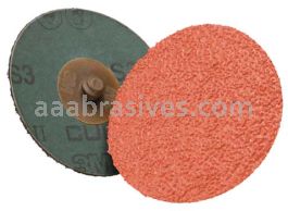 3M&trade; 7100195106 1-1/2" 36+ Grit TR 987C Cubitron&trade; II Roloc&trade; Fibre Disc