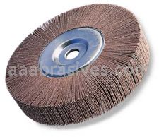3M&trade; 7100195561 8 x 1-1/2 x 1 P120 Grit X-wt 747D Flap Wheel