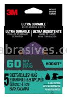3M&trade; 7100200065 60 Grit Ultra Durable Detail Sanding Sheets