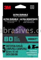 3M&trade; 7100200066 80 Grit Ultra Durable Detail Sanding Sheets