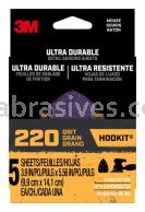3M&trade; 7100200071 220 Grit Ultra Durable Detail Sanding Sheets
