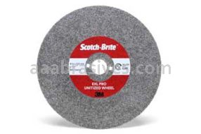 3M&trade; 7100219760 4 x 3.5 mm x 5/8 Scotch-Brite&trade; 8 A/O CRS EXL PRO Unitized Wheel