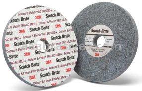 3M&trade; Scotch-Brite&trade; 7100220228 12 x 1/2 x 1-1/4 8C Coarse+ Deburr and Finish PRO Unitized Wheel