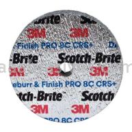 3M&trade; Scotch-Brite&trade; 7100220898 1 x 1/4 x 3/32 6C Medium+ Deburr and Finish PRO Unitized Wheel