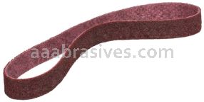 3M&trade; 7100228192 1 x 18-3/8 A-MED Scotch-Brite&trade; SC-BS Surface Conditioning Scrim Back Belt