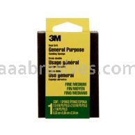 3M&trade; 7100237078 Sanding Sponge Block Dual Grit 3-3/4x2-5/8x1 Fine/Medium