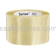 Tartan&trade; Box Sealing Tape 305 Clear 72 mm x 100 m 3M 7100240710