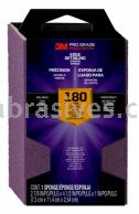 3M&trade; 7100242591 Pro Grade Precision&trade; Edge Detailing Dual Angle Sanding Sponge 2-7/8x4-1/2x1 180 Grit