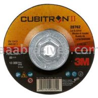 3M&trade; 7100245018 4-1/2x1/8x5/8-11 T27 Quick Change Cubitron&trade; II Cut and Grind Wheel 28762