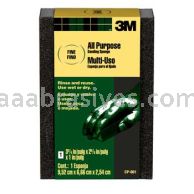 3M&trade; 7100245164 General Purpose Sanding Sponge Block 3-3/4x2-5/8x1 Fine