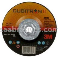 3M&trade; 7100247112 5x1/8x5/8-11 T27 Quick Change Cubitron&trade; II Cut and Grind Wheel 28763