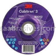3M&trade 7100303856 5 x 0.04 x 7/8 60+ Grit T27 Cubitron&trade; 3 Cut-Off Wheel