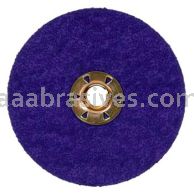 3M&trade; 7100381981 7" TN Quick Change 80+ Grit Cubitron&trade; 3 1187C Fibre Disc
