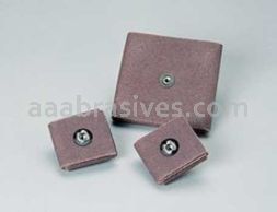 Standard Abrasives A/O Square Pad 724010 1-1/2" x 1-1/2" x 1/4" x 8-32 100 Grit