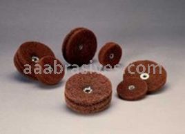 Standard Abrasives Buff and Blend Circle Buff GP 724278 2" x 3 Ply x 8-32 A MED (Made to Order)
