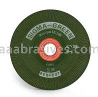 Rex-Cut 730019 6 x 3/16 x 7/8 36 Grit Sigma Green Grinding Wheels