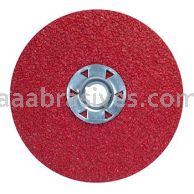 Norton Abrasives 77696009755 5 x 5/8-11 120 Grit F981 Norton Red Heat Speed Change Fiber Discs