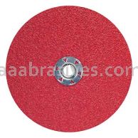 Norton Abrasives 77696009761 7 x 5/8-11 50 Norton Red Heat Speed Change F981 Resin Fiber Sanding Discs