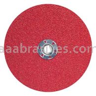 Norton Abrasives 77696009762 7 x 5/8-11 60 Norton Red Heat Speed Change F981 Resin Fiber Sanding Discs