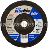 Norton 77696090089 7 x 7/8 40 Grit Bluefire R860 Type 27 Flat High Fiberglass Flap Discs