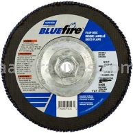Norton 77696090094 7 x 5/8-11 80 Grit Bluefire R860 Type 27 Flat High Fiberglass Flap Discs