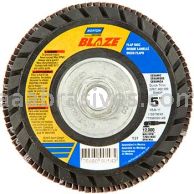 Norton Abrasives 77696090143 5 x 5/8-11 80 R980P Norton Blaze Quick Trim Type 27 Flap Discs