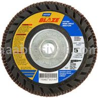 Norton Abrasives 77696090144 5 x 5/8-11 120 R980P Norton Blaze Quick Trim Type 27 Flap Discs