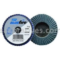 Norton 77696090172 3" 60 Grit BlueFire R860 TR (Type III) Zirconia Alumina Mini Flap Discs