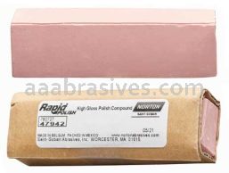 Norton 78072747942 4 x 1-1/8 x 1 Rapid Polish Polishing Compound Stick