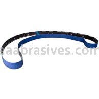 Norton 2 x 132 In. BlueFire Cloth Narrow Backstand Belt 36 Grit R884P ZA