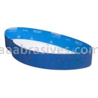 Norton 2 x 36 In. BlueFire Cloth Narrow Benchstand Belt 80 Grit R823P ZA