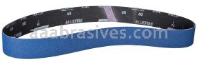 Norton 2 x 72 BlueFire Cloth Narrow Benchstand Belt 180 Grit R823P ZA