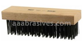 Osborn 7-1/4" Straight Back Economy Scratch Brush .014 #83002