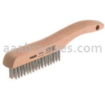 Osborn Shoe Handle Economy Scratch Brush 10” OAL X .012 SS X 1-1/8 #83008
