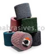Standard Abrasives HS Mini-Brush 875701 4-1/2" x 4" x 5/8-11 FB024 35-74 A MED Medium Density (Stock)
