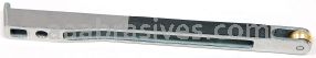 Dynabrade 11215 - Contact Arm Ass"y, 7/16" Dia. x 1/8" W, Steel Wheel, with 1/4" (6 mm) W Platen