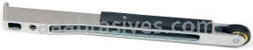 Dynabrade 11202 - Contact Arm Ass"y, 5/8" Dia. x 1/8" W, Rubber Wheel, with 1/4" (6 mm) W Platen