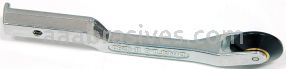 Dynabrade 11280 - Contact Arm Ass"y, 1" Da. x 3/8" W, Tapered Rubber Wheel, No Platen/ Offset Design