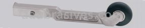 Dynabrade 15028 - Contact Arm Ass"y, 1" Dia. x 3/8" W, Rubber Wheel, No Platen/ Offset Design